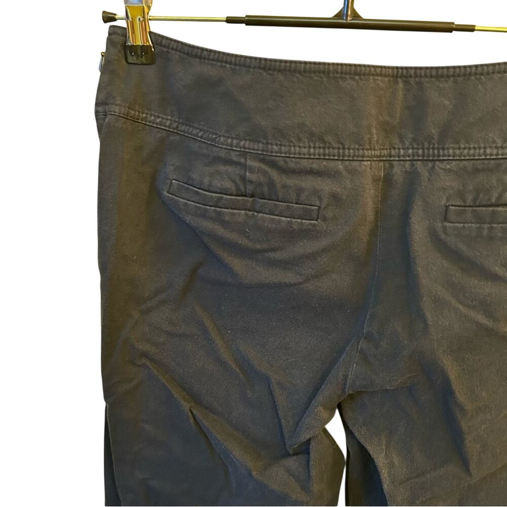 LOFT Navy Sailor Style Wide Leg Pants Size 10 High Waist Button Front Pockets - Picture 14 of 14